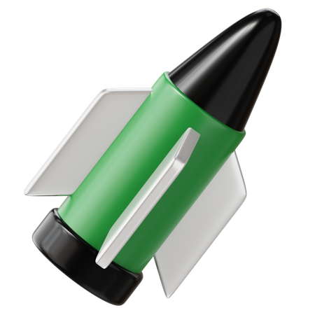 Missile  3D Icon