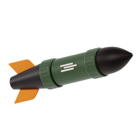 Missile  3D Icon