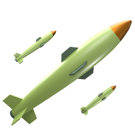 Missile  3D Icon