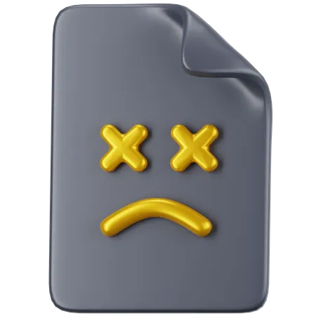 Missing FIle  3D Icon