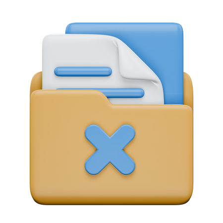 Missing Folder  3D Icon