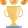 business competition award emoji 3d