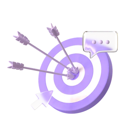 Mission cible  3D Icon