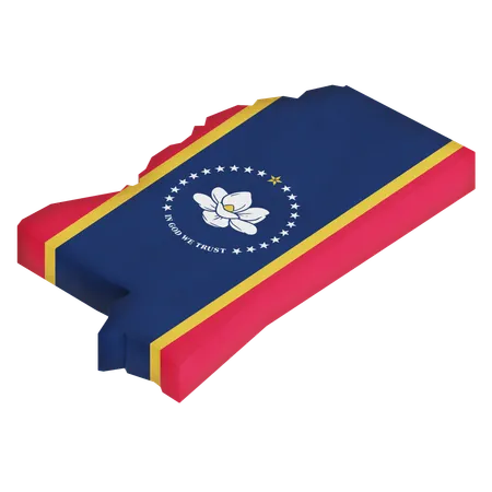 Mississippi  3D Icon
