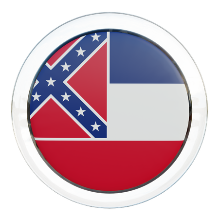 Mississippi Flag  3D Icon