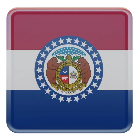 Missouri Flag  3D Flag