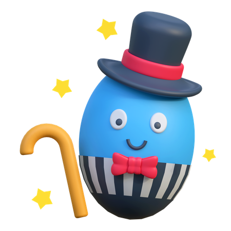 Mister Egg  3D Icon