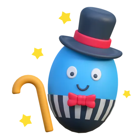 Mister Egg  3D Icon