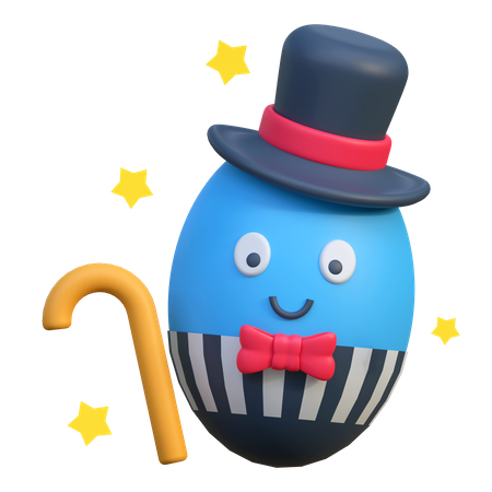Mister Egg  3D Icon