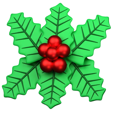Mistletoe 3 D Icon Illustration 3D Icon