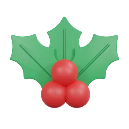 Mistletoe Illustration 3D Icon