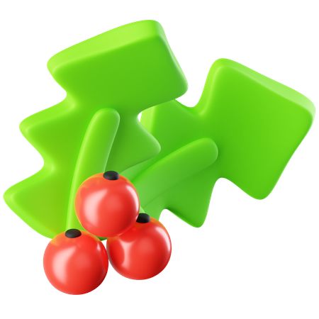 Mistletoe  3D Icon