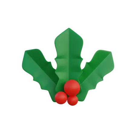 Mistletoe Berry 3D Icon