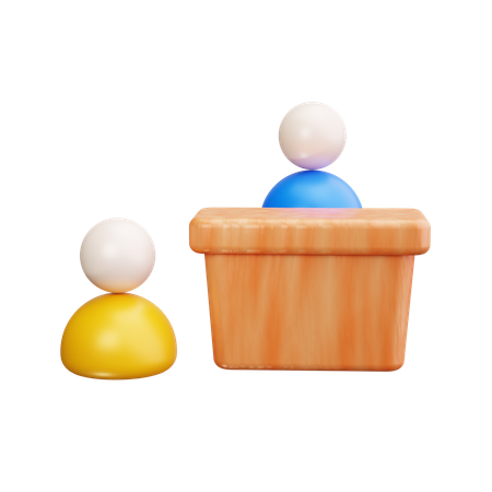 Mitarbeiterpräsentation  3D Icon