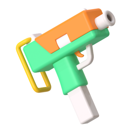 Mitraillette  3D Icon