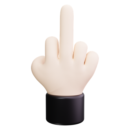 Mittelfinger  3D Icon