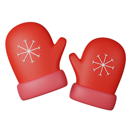 Mitten  3D Icon