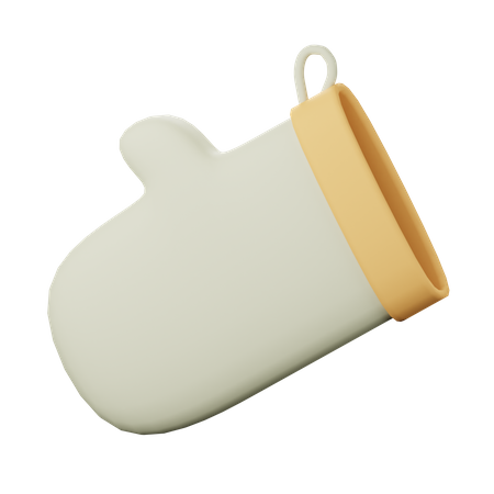 Mitten Glove  3D Icon