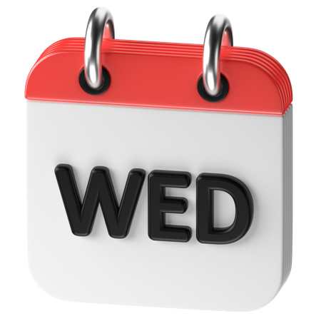Mittwoch 3D Icon
