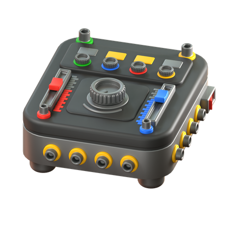 Mixador de som  3D Icon
