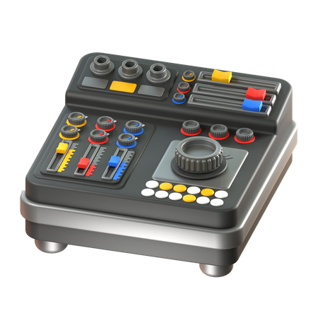 Mixador de som  3D Icon