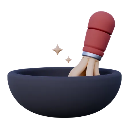 Mixer and Bowl  3D Icon