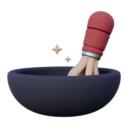 Mixer and Bowl  3D Icon