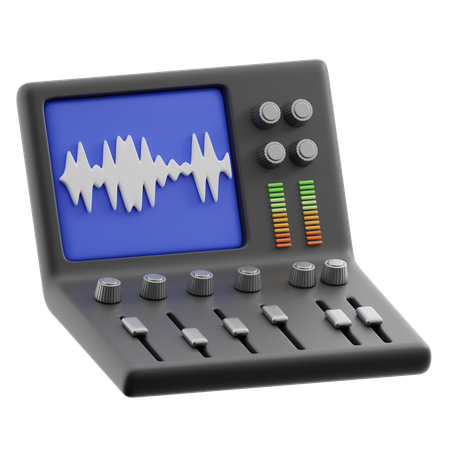 ミキサーオーディオ  3D Icon