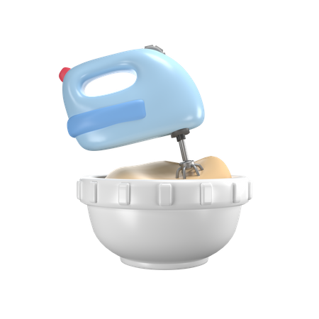 Mixer dough machine  3D Icon