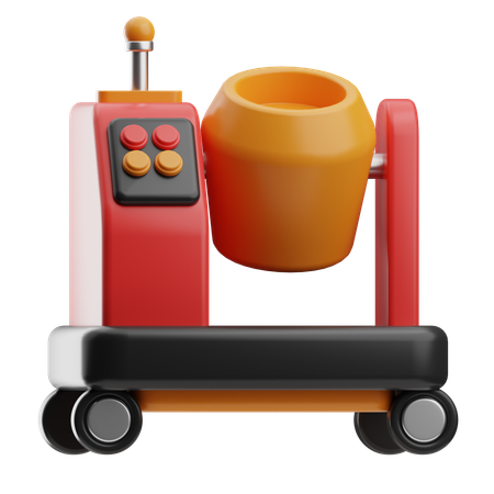 Mixer Truck  3D Icon