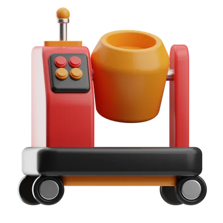 Mixer Truck  3D Icon