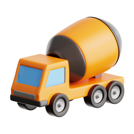 Mixer Truck  3D Icon