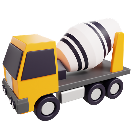 Mixer Truck  3D Icon