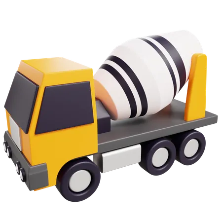 Mixer Truck  3D Icon