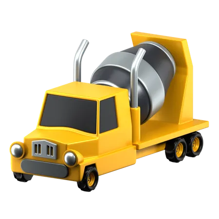 Mixer Truck  3D Icon