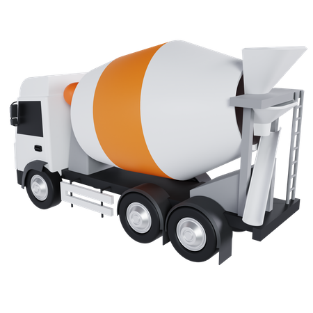Mixer Truck  3D Icon