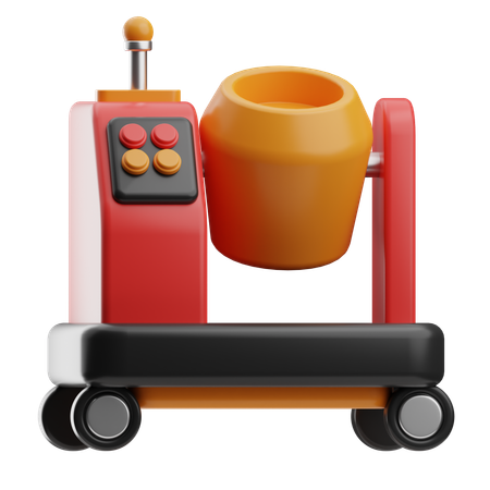 Mixer Truck  3D Icon