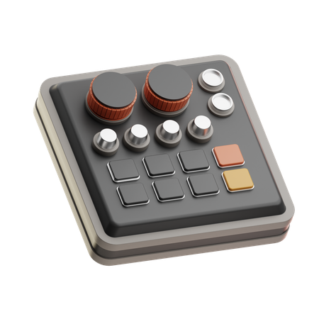 Mixeur audio  3D Icon