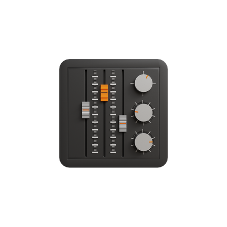 Mélangeur sonore  3D Icon