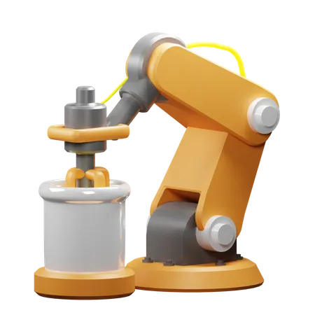 Mixing Robot  3D Icon