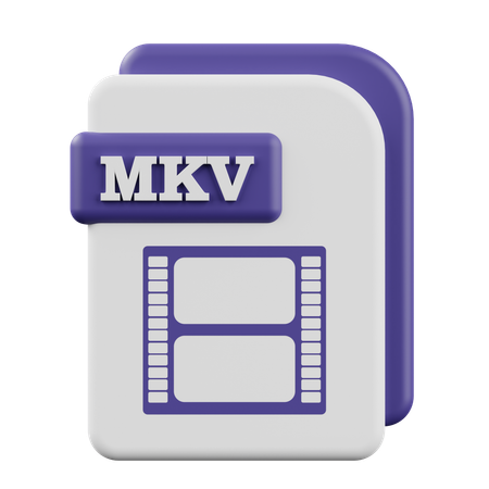 MKV  3D Icon