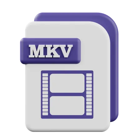 MKV  3D Icon
