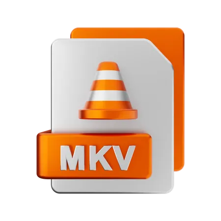 Mkv-Datei  3D Illustration
