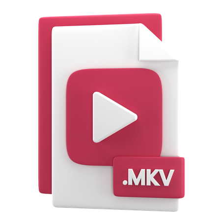 Mkv-Datei  3D Icon