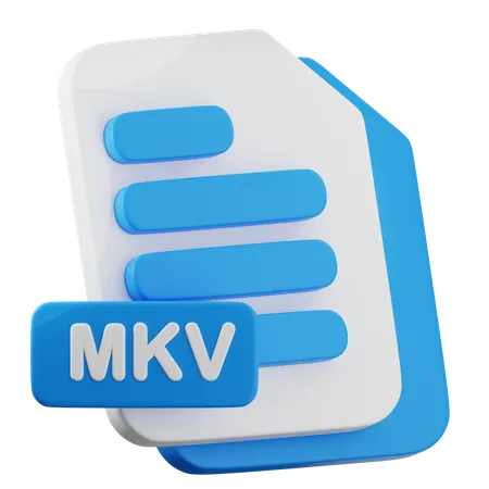MKV FIle  3D Icon