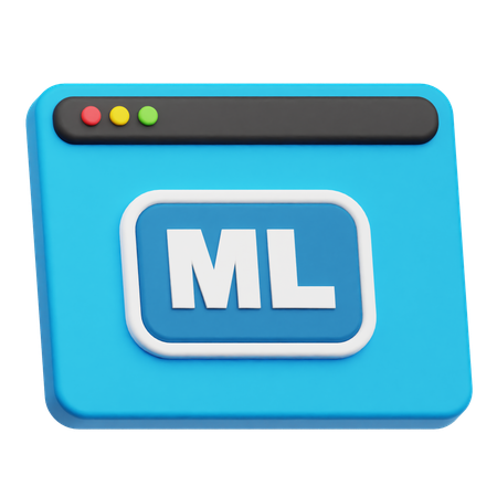 Ml Website  3D Icon