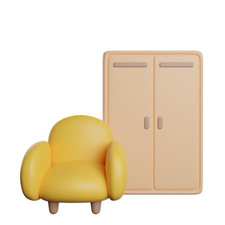 Möbel  3D Icon