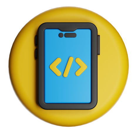 Mobile  3D Icon