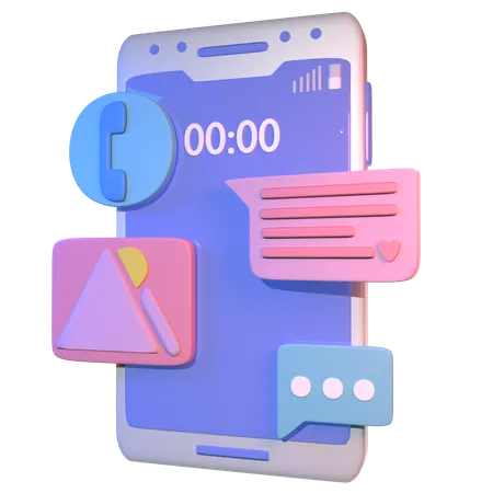 Mobile  3D Icon