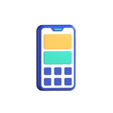 Mobile  3D Icon